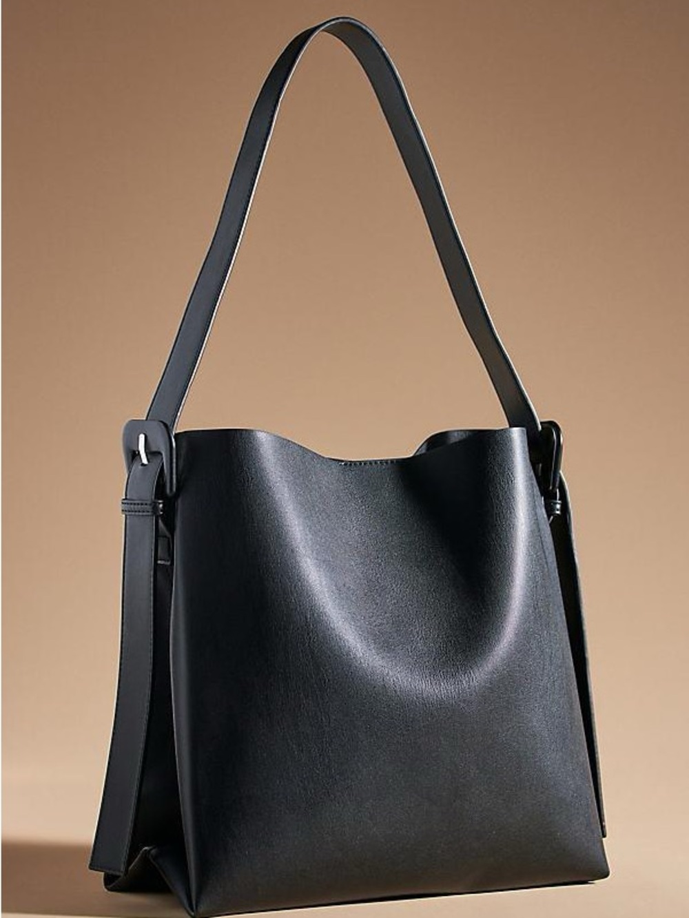 Anthro Buckle Bucket Bag